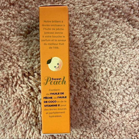 Too Faced Sweet Peach Creamy Lip Oil Poppin’ Peach - Picture 3 of 4